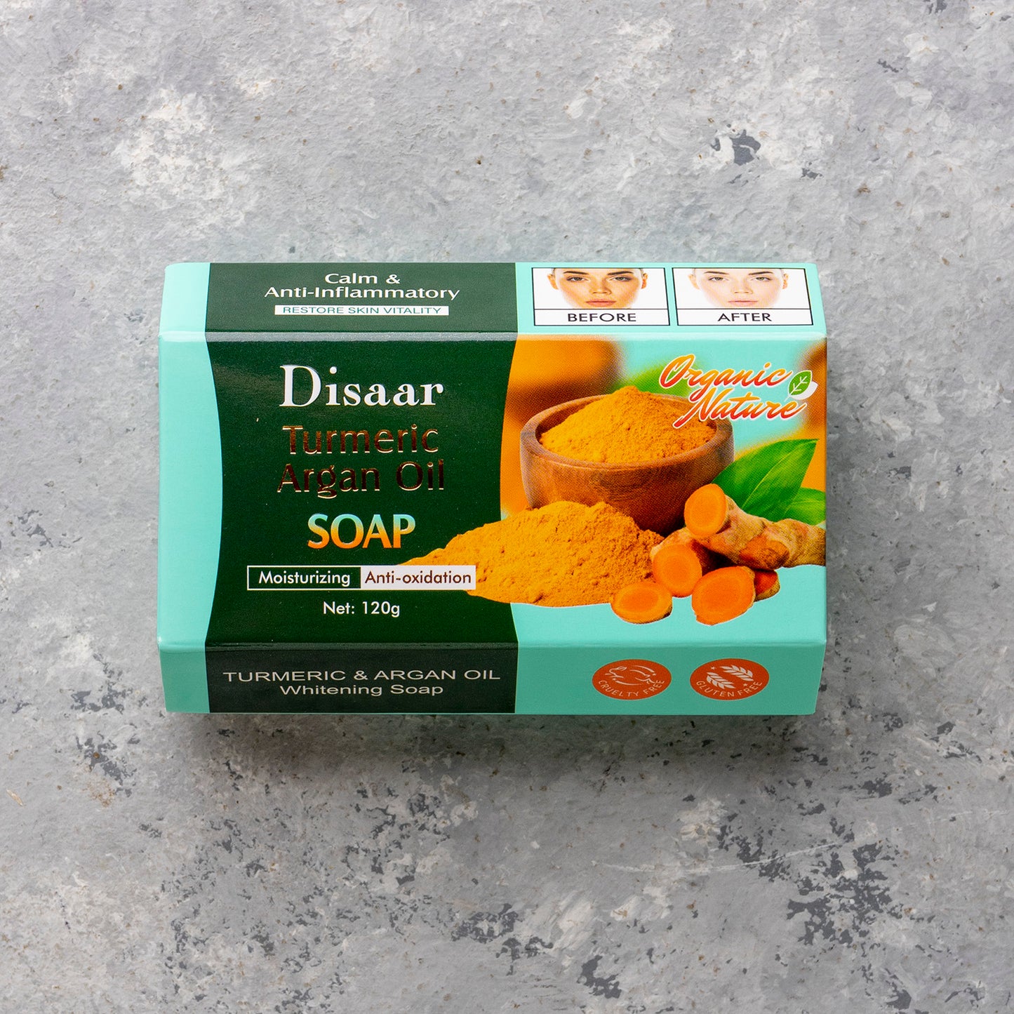 Jabón de cúrcuma piel mas suave 🧼🫧